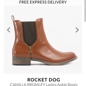 Rocket Dog Brown Chelsea Camilla Boot